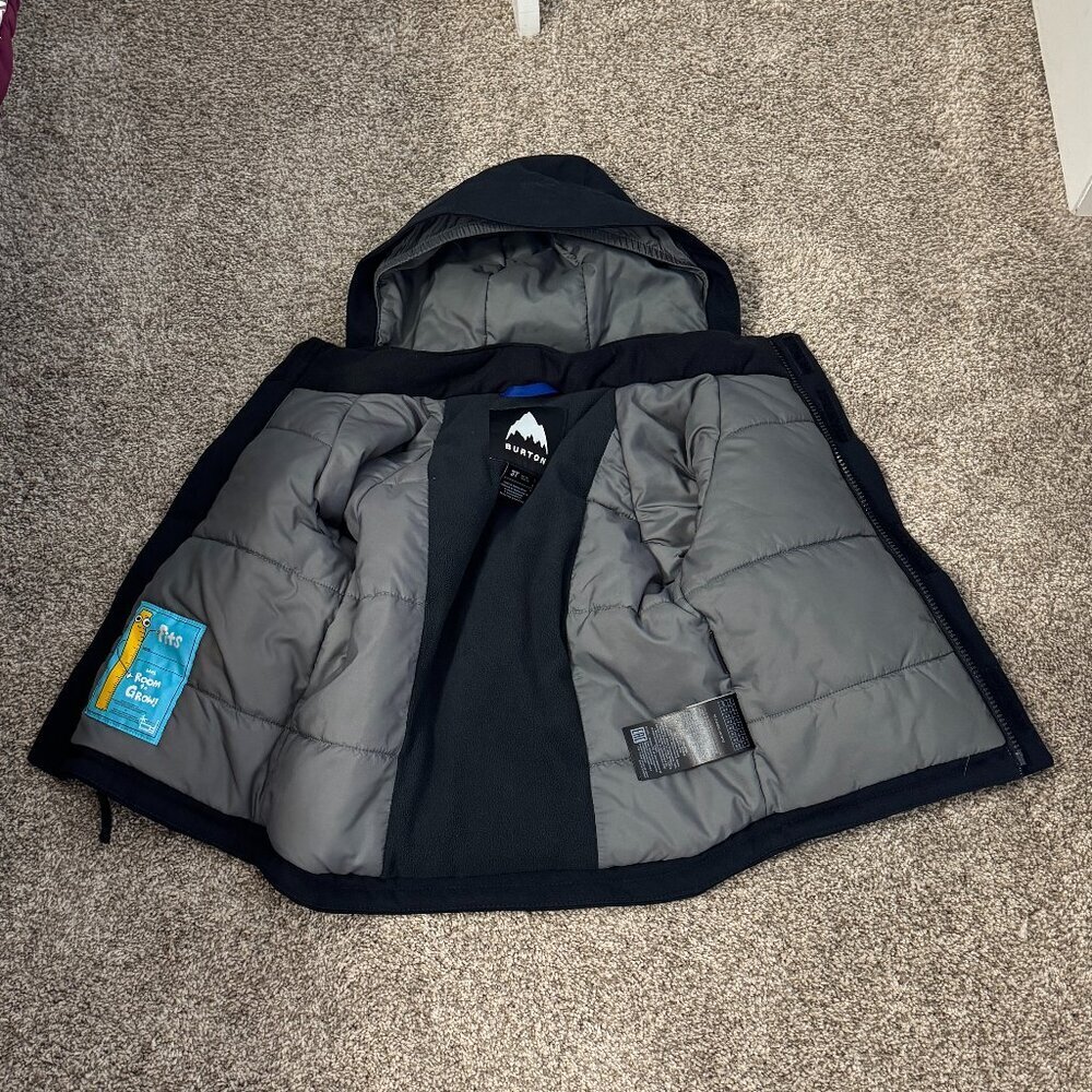 Burton Jacket Kids Size 3T Black Dhaka TD Classic JK/22172 - Picture 6 of 15
